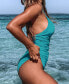 ფოტო #5 პროდუქტის Women's Bright Day Shirring One Piece Swimsuit