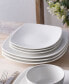 Dune Square Dinner Plates, Set of 4