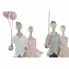 Фото #3 товара Декоративная фигура DKD Home Decor Серый Розовый 18 x 10 x 37 cm Пара (2 штук)