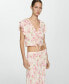 ფოტო #6 პროდუქტის Women's Floral Midi Skirt