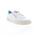 Фото #4 товара Reebok Club C 85 Mens Beige Leather Lace Up Lifestyle Sneakers Shoes