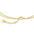 Double gold plated necklace Echo BJ10A0201