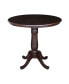 Фото #1 товара 36" Round Top Pedestal Table - 34.9"H