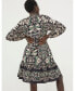 ფოტო #2 პროდუქტის Women's Amy Mosaic Leaf Tunic Dress