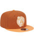 Фото #3 товара Men's Brown/Orange Boston Celtics 2-Tone Color Pack 9fifty Snapback Hat