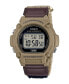 Men's Digital Tan Nylon Watch, 47.0mm, W219HB-5AV