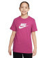 ფოტო #1 პროდუქტის Girls Sportswear Logo Graphic T-shirt