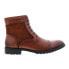 Фото #2 товара English Laundry York EL2476B Mens Brown Leather Lace Up Casual Dress Boots