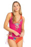 Johnny Was Lucy Tie Tankini - CSW9521AN Retail $138.00