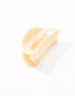 SUI AVA round hair claw clip in tan