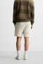 TEXTURED JOGGER BERMUDA SHORTS