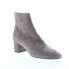 Фото #2 товара Bruno Magli Vinny BW2VINO3 Womens Gray Suede Zipper Casual Dress Boots