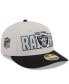 Men's Stone, Black Las Vegas Raiders 2023 NFL Draft Low Profile 59FIFTY Fitted Hat