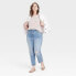 Фото #2 товара Women's High-Rise 90's Slim Jeans - Universal Thread Light Blue 20