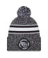 Фото #1 товара Men's Heather Black Tennessee Titans 2023 Inspire Change Cuffed Knit Hat with Pom