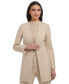 Фото #1 товара Petite Open-Front 3/4-Roll-Sleeve Topper Jacket