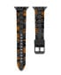 Фото #1 товара Men's Gray Camo Orange Silicone Strap Compatible for 42mm, 44mm Apple Watch