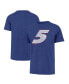 Фото #1 товара 47 Brand Men's Blue Kyle Larson Driver Number Franklin T-Shirt
