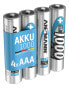 Фото #1 товара Ansmann Akkuzelle 1,2 V 1000 mAh R03-AAA-Micro HR03 4