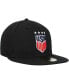 Фото #4 товара Men's Black USWNT Team Basic 9FIFTY Snapback Hat