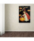 Фото #3 товара Vintage Apple Collection 'Little Red Halloween Witch' Canvas Art - 22" x 32"