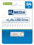 Verbatim MyAlu - 64 GB - USB Type-A - 3.2 Gen 1 (3.1 Gen 1) - 80 MB/s - Capless - Stainless steel