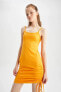 Фото #2 товара Coool Bodycon Basic Bağcık Detaylı Askılı Mini Elbise Y7690az22hs