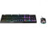 MSI VIGOR GK30 COMBO RGB MEMchanical Gaming Keyboard + Clutch GM11 Gaming Mouse ' UK Layout - 6-Zone RGB Lighting Keyboard - Dual-Zone RGB Lighting Mouse - 5000 DPI Optical Sensor - RGB Mystic Light' - USB - Mechanical - QWERTY - RGB LED - Black - Mouse inclu