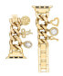 ფოტო #2 პროდუქტის Women's Gold-Tone Chain Link Charm Bracelet Compatible with 38mm/40mm/41mm Apple Watch