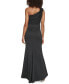 Фото #5 товара Платье женское Eliza J модель Asymmetric-Neck Side-Pleat Scuba Gown