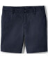 ფოტო #1 პროდუქტის Girls School Uniform Plain Front Blend Chino Shorts