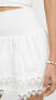 Фото #6 товара Peixoto Women's Ruffle Miniskirt Swim Cover-Up White Size S