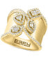 ფოტო #1 პროდუქტის EFFY® Diamond Statement Band Ring (1/2 ct. t.w.) in 14k Gold