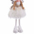 Фото #2 товара Елочная игрушка Белый Многоцветный Металл Полистоун Ткань Ангел 21 x 14 x 58 см