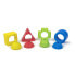 LALABOOM Geo Forms And Educational Beads 12 Pieces