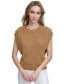 Фото #1 товара Women's Cotton Extended-Shoulder Sweater