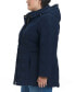 Фото #3 товара Women's Plus Size Hooded Quilted Coat