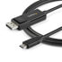 Фото #7 товара StarTech.com 3ft (1m) USB C to DisplayPort 1.2 Cable 4K 60Hz - Bidirectional DP to USB-C or USB-C to DP Reversible Video Adapter Cable - HBR2/HDR - USB Type C/TB3 Monitor Cable - 1 m - DisplayPort - USB Type-C - Male - Male - Straight