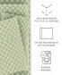 Фото #8 товара The Farmhouse Chic Premium Ultra Soft Pattern 3 Piece Sheet Set by Home Collection - Twin