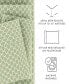 Фото #8 товара The Farmhouse Chic Premium Ultra Soft Pattern 3 Piece Sheet Set by Home Collection - Twin