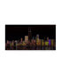 Фото #1 товара Ellicia Amando Chicago Glowing Canvas Art - 19.5" x 26"