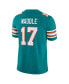 Фото #3 товара Men's Jaylen Waddle Aqua Miami Dolphins Vapor F.U.S.E. Limited Alternate 1 Jersey