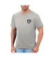 Фото #1 товара Men's Silver Las Vegas Raiders T-shirt