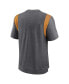 Фото #2 товара Men's Heather Charcoal Green Bay Packers Sideline Tonal Logo Performance Player T-shirt