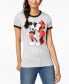 ფოტო #1 პროდუქტის Juniors' Mickey & Minnie Graphic-Print T-Shirt