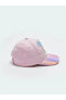 Фото #3 товара Unicorn Baskılı Ön Kısmı Renkli Ve Parlak Ayarlanabilir Kız Çocuk Kep Şapka