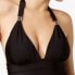 Фото #3 товара Calvin Klein 259031 Women's Shirred One-Piece Swimsuit Black Size 18