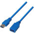 Фото #3 товара удлинительный USB-кабель NANOCABLE 10.01.0902-BL 2 m Синий (1 штук)