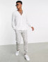 ASOS DESIGN relaxed fit viscose shirt with low revere collar in White weiß, XS - Chest 36 - фото #4