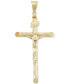 ფოტო #1 პროდუქტის Crucifix Cross Pendant in 14k Gold